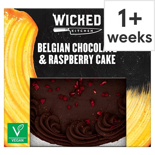 tesco Wicked Belgian Chocolate & Raspberry Cake